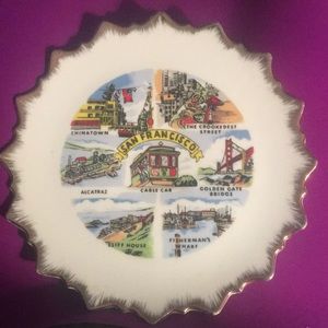 8.5 inch collectible San Francisco plate